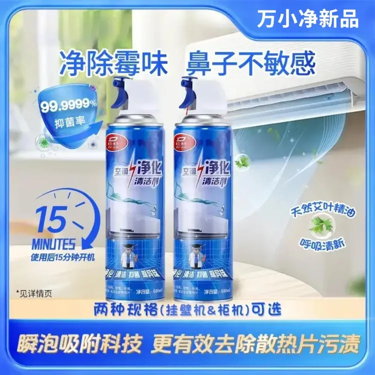 【空调清洗剂】汽车家用免拆洗挂机内急清洗除臭净味泡沫清洁剂BDI商品图