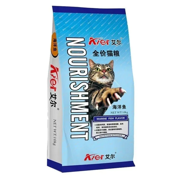 艾尔猫海洋全价10kg鱼味通用型流浪牛肉成猫幼猫20斤流浪猫专用粮