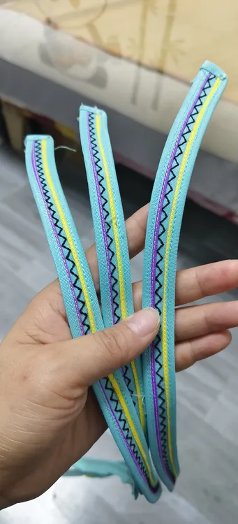 新款少数民族服装衣领，一头封口另外一头没封口，长50公分