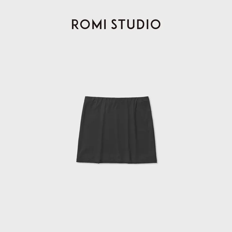 ROMI STUDIO“冰感防晒”UPF50+高弹收腰A字半身裙 RWDRXD3229