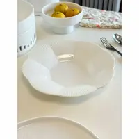 高白陶瓷餐具盘创意碗盘炒菜盘高温盘