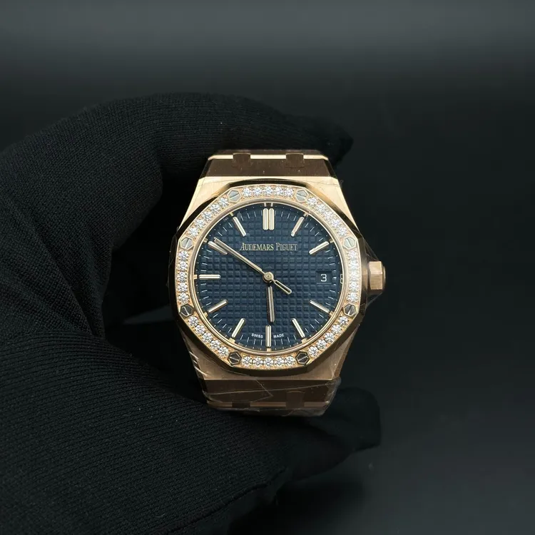 未使用 AIPE/爱彼 爱彼15551or全金蓝，25 年4月全新未使用