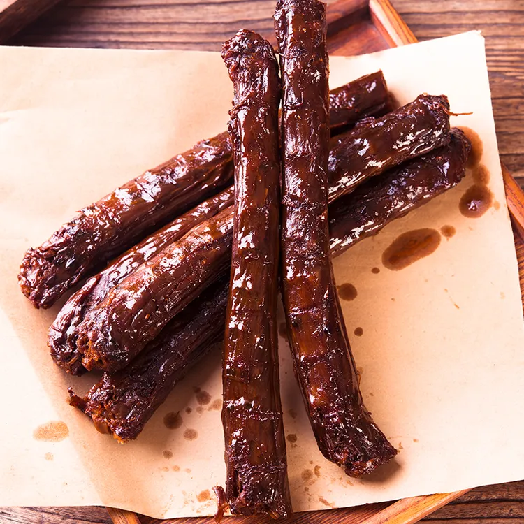 【拍5根支持试吃1根】卤良将手撕长鸭脖整根风干鸭脖休闲解馋小零食