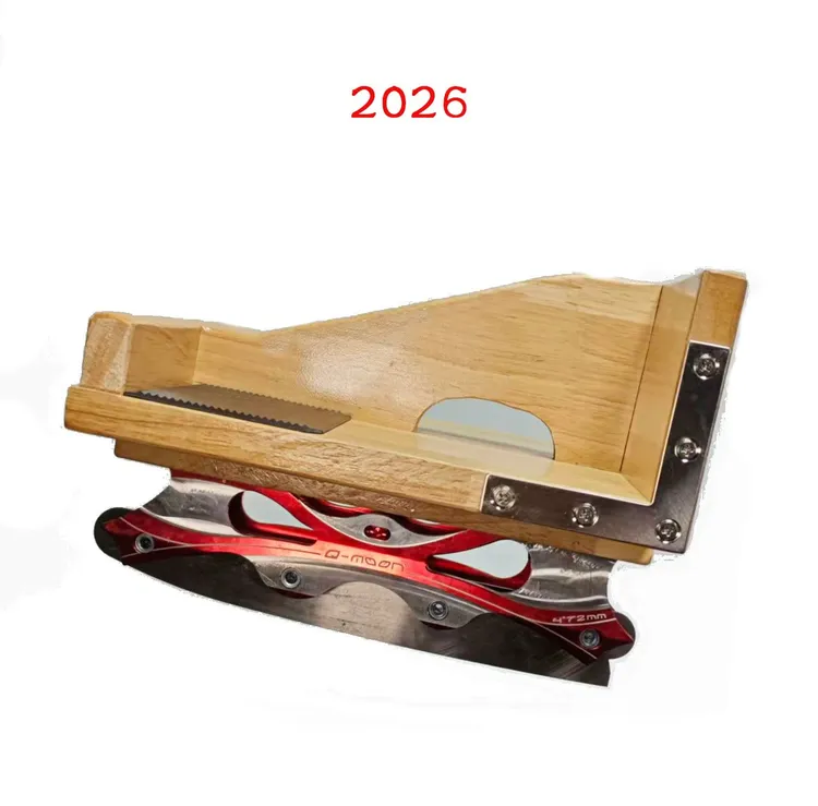 橡胶木单腿驴，升级高速钢冰刀，无冰锥款，