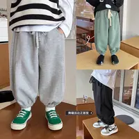 【现货】春季新款儿童韩版基础款百搭休闲裤子HHQ22045-QHH