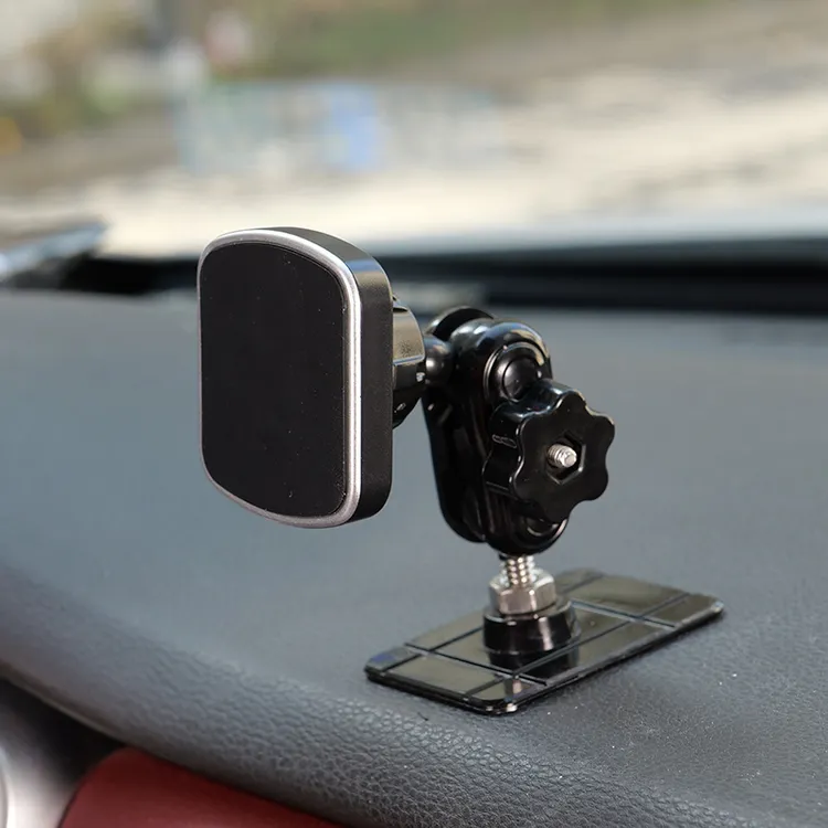 汽车仪表台磁吸式导航支撑架车用车载手机支架中控台胶贴式可横屏