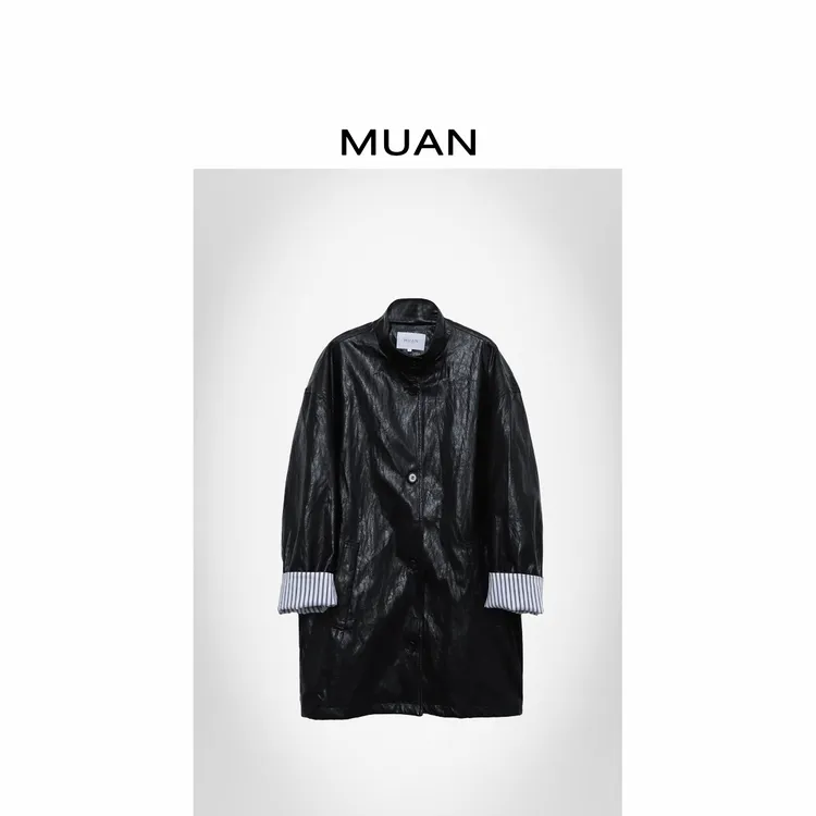 木岸MUAN：《范特西皮衣》“范特西系列”定制外套皮衣女CQ-DG3-9043