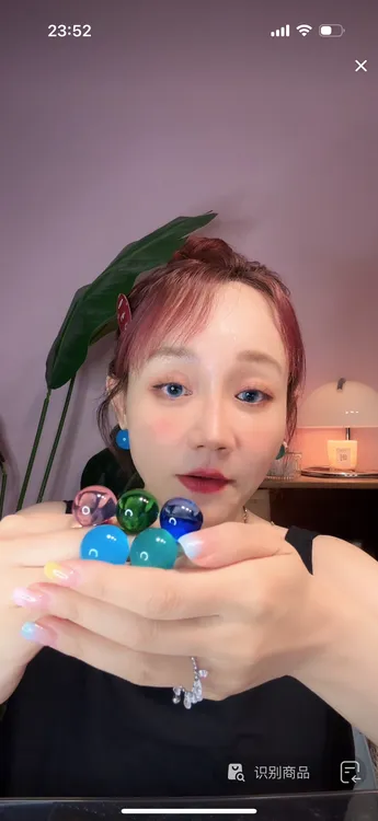 非金属亚克力项链 彩色果冻亚克力耳环简约法式耳环