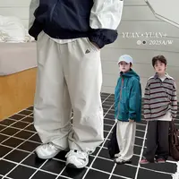 在仓【追风崽崽】源源家童装秋装儿童休闲裤男童2025中大童长裤秋1