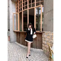 白漂亮的衣橱【星河缪斯】微胖大码显瘦时尚设计气质精致小香套装