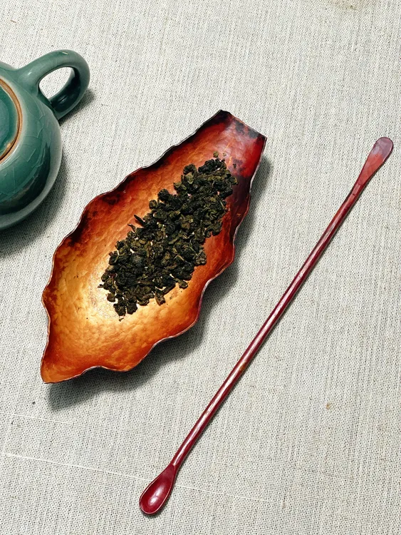 紫铜烤茶盘温茶茶道纯手工中式烤茶器提香温茶