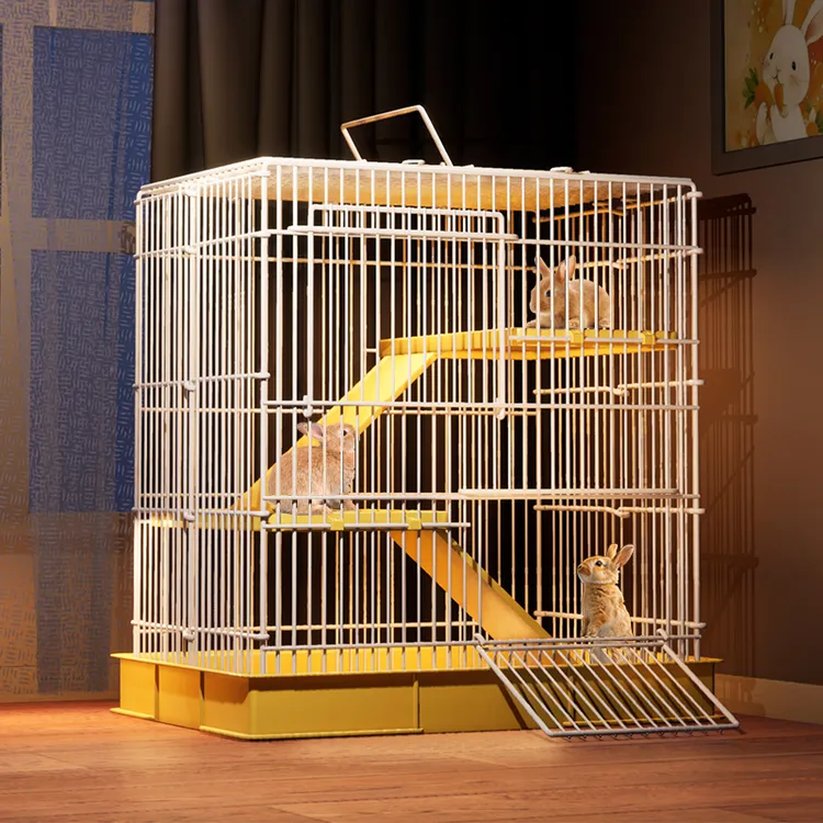 兔笼子家用大号室内带厕所专用别墅自动清粪侏儒兔荷兰猪豚鼠小窝