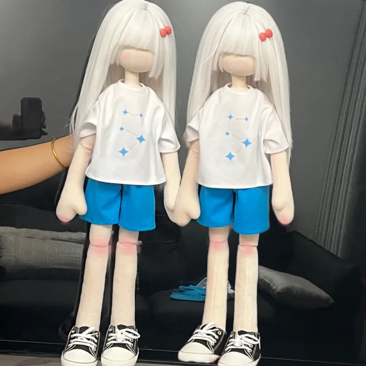 60厘米鬼妈妈娃衣光之子周年庆光遇短袖T恤短裤手工
