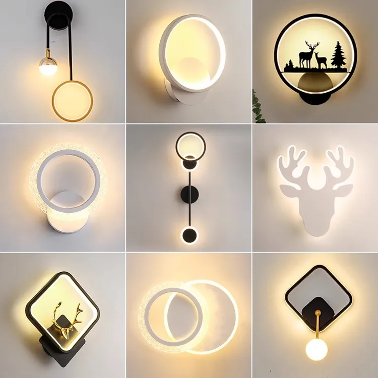 网红壁灯LED床头卧室现代简约创意客厅阳台楼梯过道墙壁玄关灯