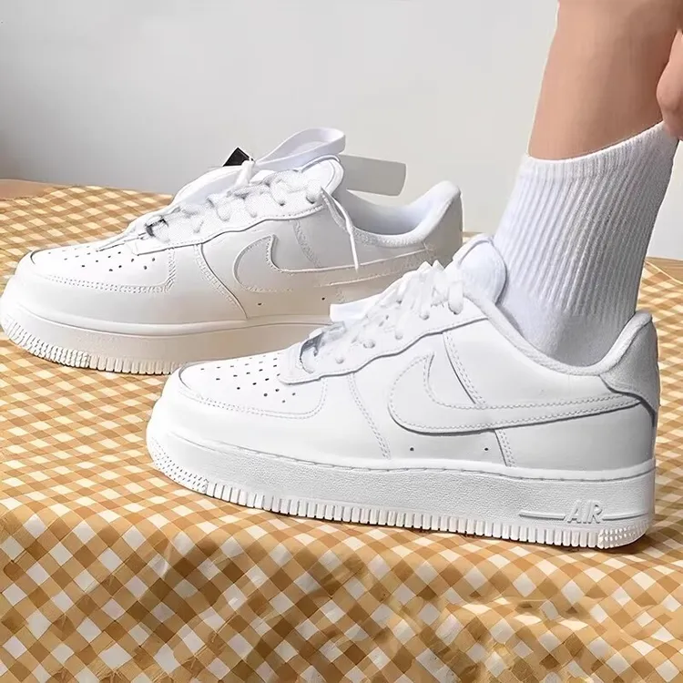 Nike耐克空军一号女鞋2025新款AF1小白鞋运动休闲板鞋 DH2920-111