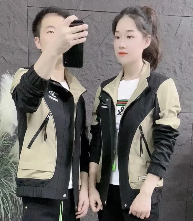 情侣同款外套春秋款立领2135夹克潮流修身帅气潮港风个性时尚青春