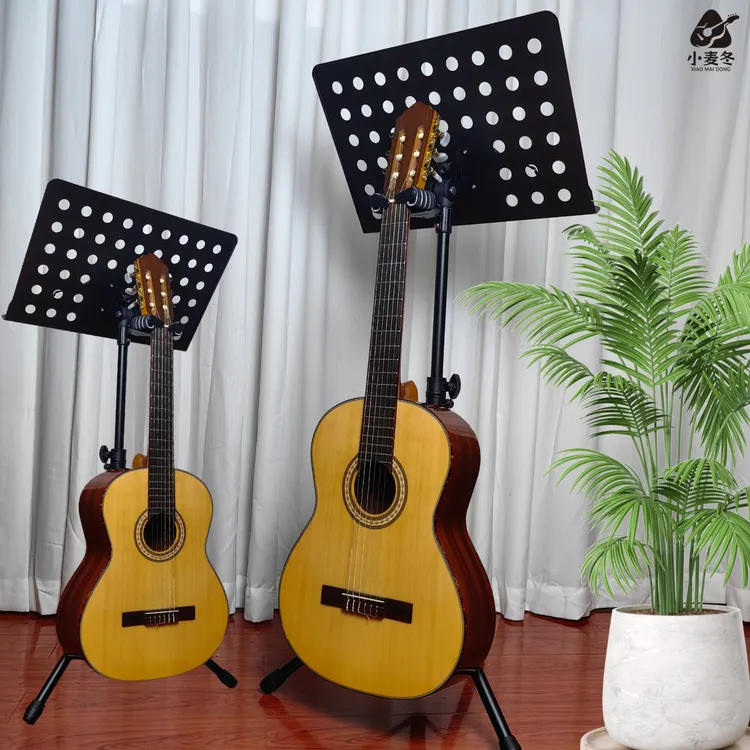 小麦冬2号加厚带重力自锁乐谱架二合一多用初学省空间随取随放架