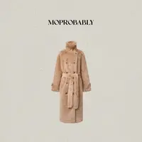 Moprobably李予诺「舒道」韩系温柔范仿皮毛一体休闲外套L5457045