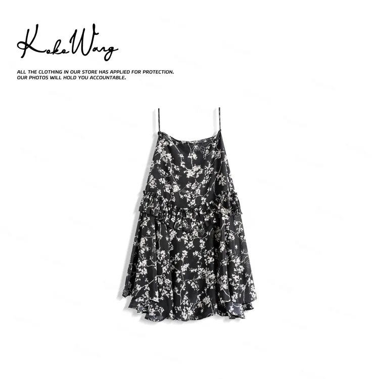 KOKO WANG14姆米100桑蚕丝高级感显瘦百搭半身裙502445F13Q41