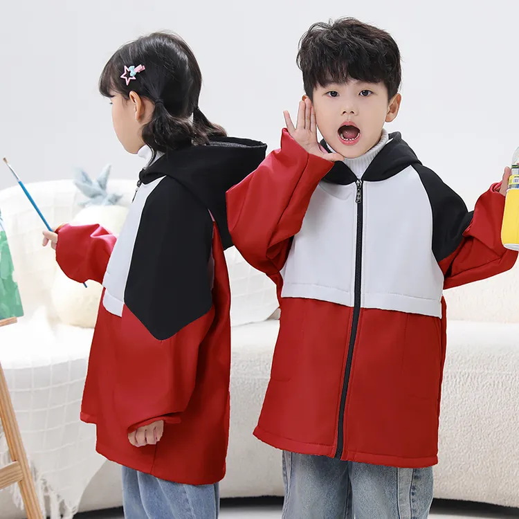 儿童防水羽绒服罩衣外穿洋气秋冬宝宝儿童罩衣6-12岁上学专用