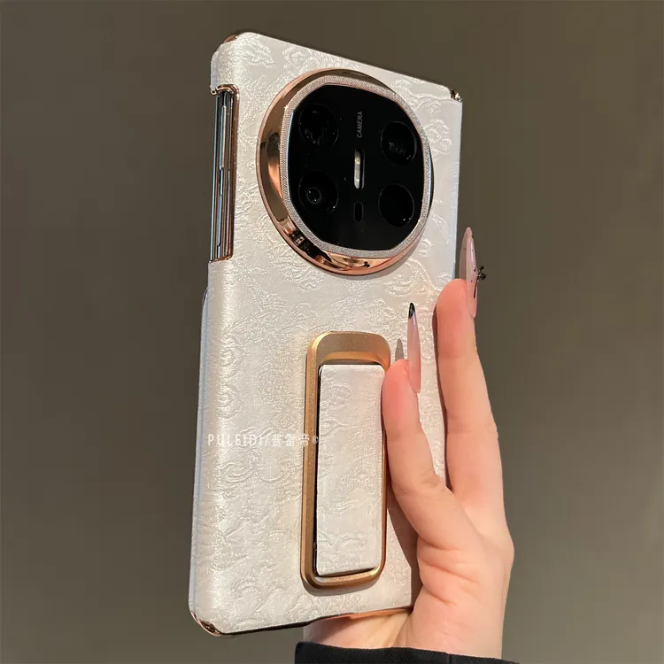 高档蜀锦腕带支架适用华为MateX6典藏版折叠屏手机壳MateX5国风