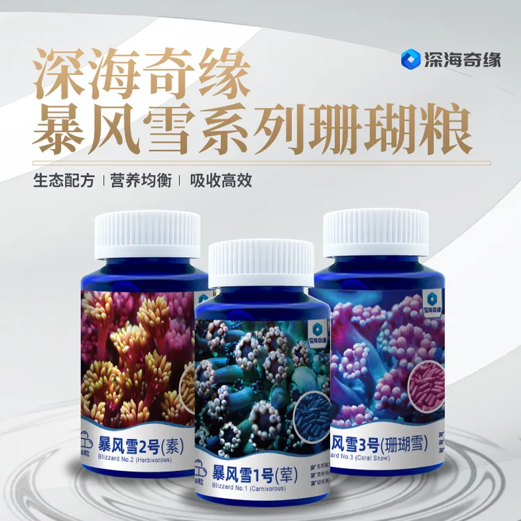 深海奇缘暴风雪珊瑚雪珊瑚粮营养均衡促长提色双效