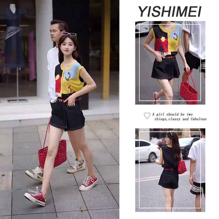 今年夏天超火穿搭ins风2025新款韩版休闲百搭绣花上衣裙裤两件套