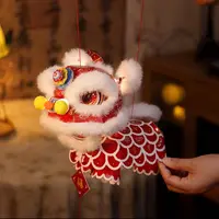 中秋醒狮灯笼手工DIY灯笼非遗灯笼
