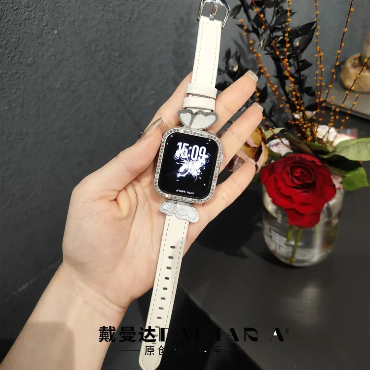 适用于Apple watch全系列S10小众设计款S9苹果表带SE