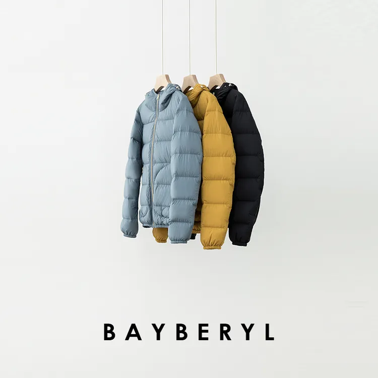 BAYBERYL老贝轻柔出行*亮色连帽保暖秋冬羽绒服YRF5I2512-9/28