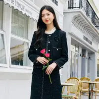 【可可专属】绵羊毛法式优雅气质复古小香风短外套女装上衣