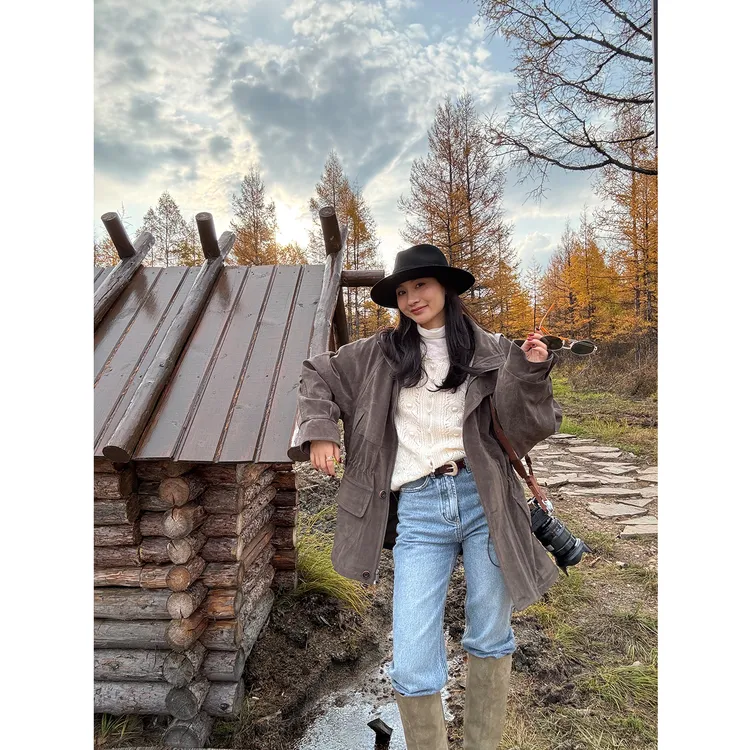 KEEP KAPU靠谱【巴赫旧约】中古vtg仿麂皮哑光夹棉休闲外套KP253524