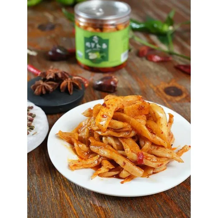 金甲岭鸡萝卜湖南衡阳香辣味萝卜干腌制榨菜嘎嘣脆下饭菜