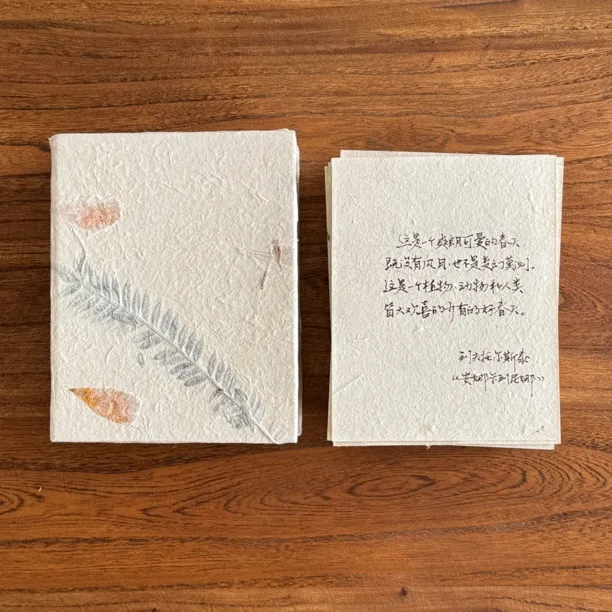 尼泊尔进口Lokta手工纸含手工盒子