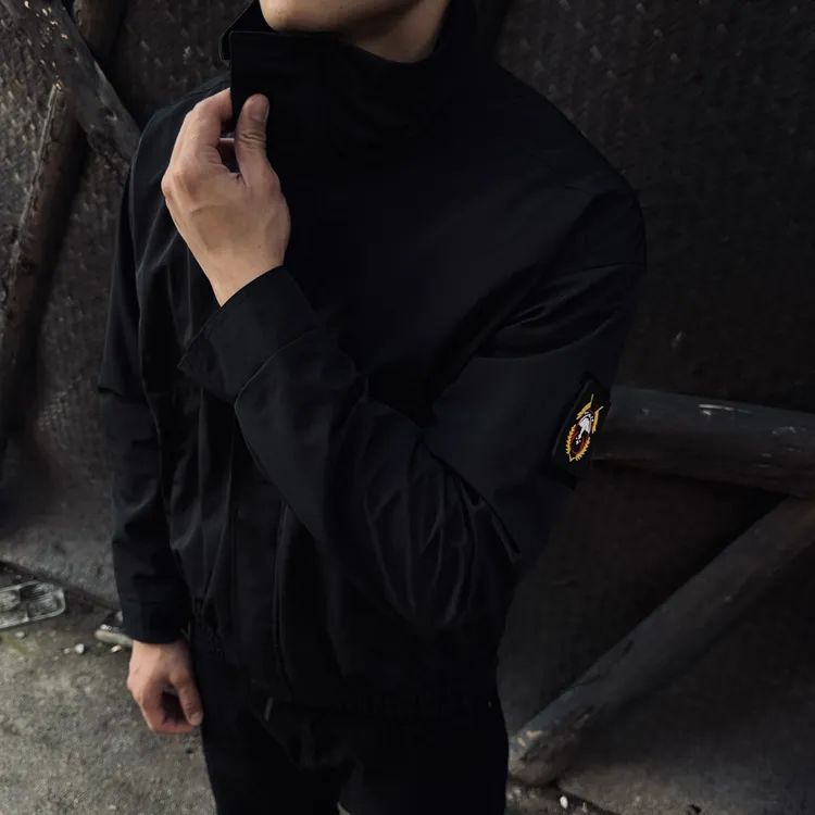 GTAL25AW美式三防轮廓硬核外套立领刺绣印花休闲户外机能风夹克