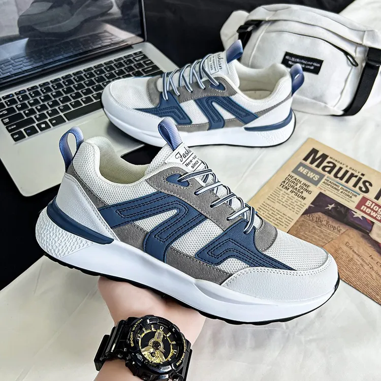 2025春季新款特大码网面鞋45休闲运动鞋46阿甘鞋47加大