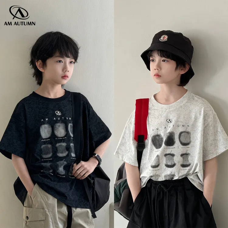 现货「AM AUTUMN」【自带主角感】苹果短袖T恤男夏上衣潮BX5153