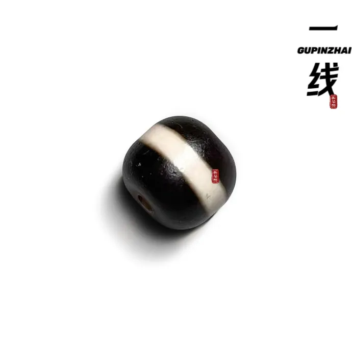 GUPINZHAI·天珠一线玛瑙老型珠精品珠宝天然原矿手工菩提手串配饰