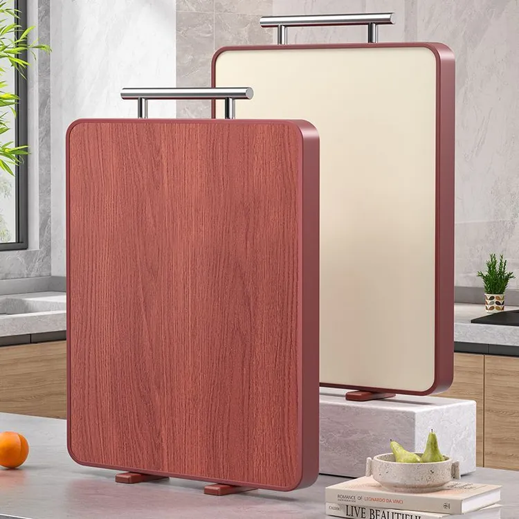 不锈钢砧板乌檀木抗菌防霉菜板家用厨房案板加厚实木双面切菜板NB