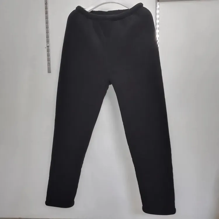 （娟直播）黑色保暖海豚绒加绒加厚保暖舒适可过冬家居裤男女同款