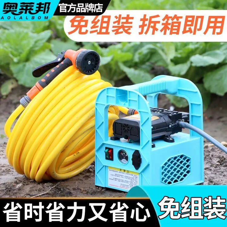 农田农用便携式抽水机锂电自吸泵喷水浇菜浇地灌溉充电抽水泵小型