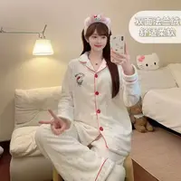  小亚推荐【实体品质】冬季家居服套装睡衣法兰绒家居服
