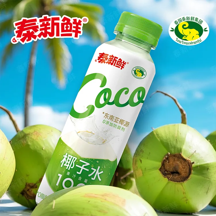泰新鲜椰子水东南亚椰源浓浓椰香350ml*6瓶补水电解质饮品清爽