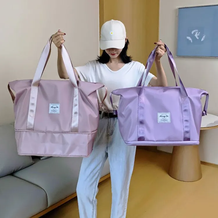 【新疆包邮】旅行包女轻便行李包大容量高级感便携防水待产包收纳包