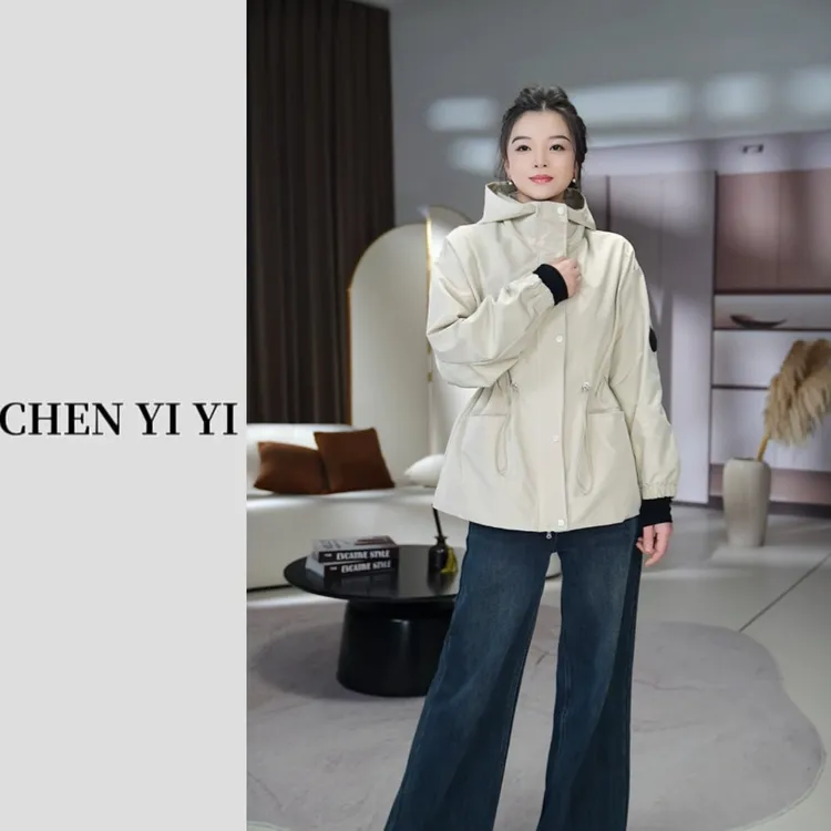 高级感气质显瘦短款风衣女春秋季新款宽松百搭小个子时尚休闲上衣