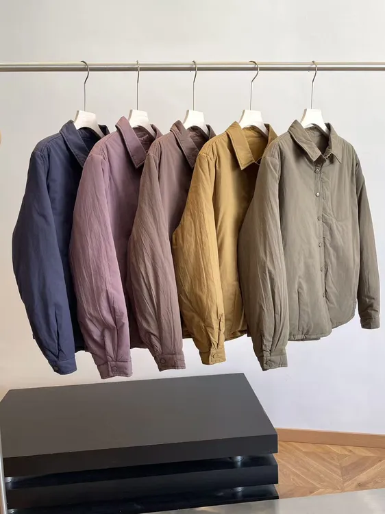 B精梳全棉~文艺设计师线 秋冬保暖夹棉衣 厚外套 23-88 女装H7145