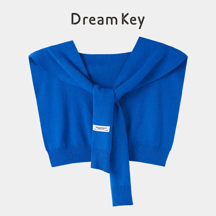 2025纯色时尚百搭叠穿休闲穿搭披肩简约条纹韩版气质女士春秋0083