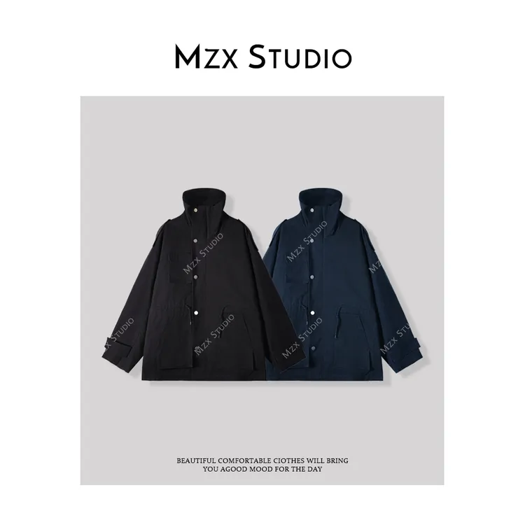 MZX春季工装多口袋立领冬季外套WT7101-X