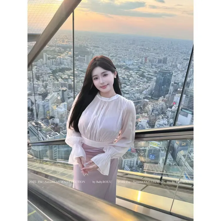 【小椿和】温与柔清楚系叠穿纯欲美女感日系收腰两件套