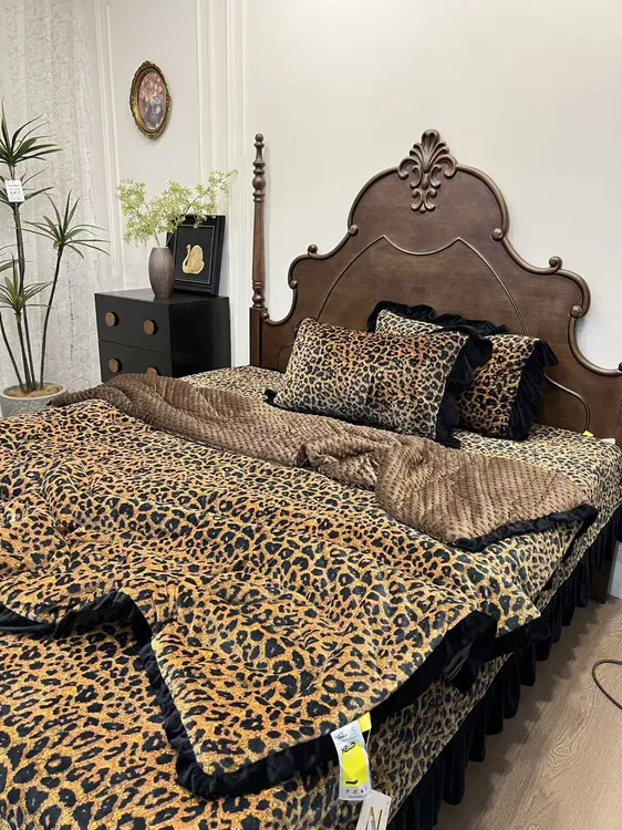 【口碑好到爆】五花肉绒床盖三件套/豆豆被